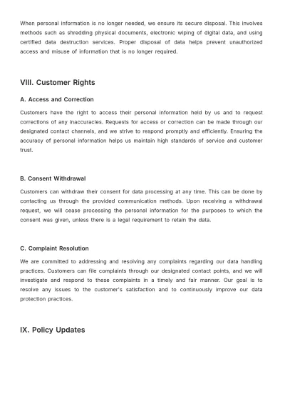 Free Car Rental Confidentiality Policy Template to Edit Online