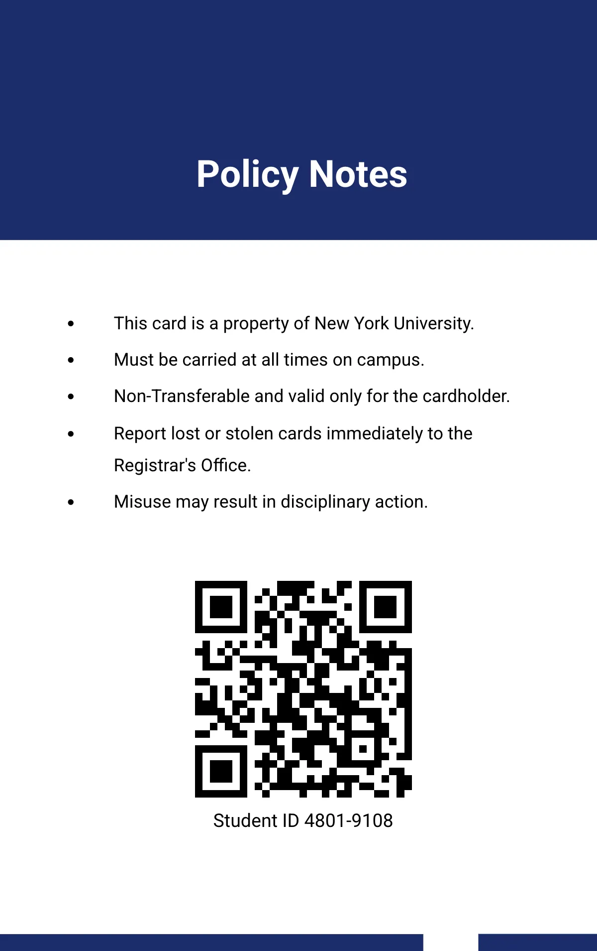 Free Professional ID Card Template to Edit Online