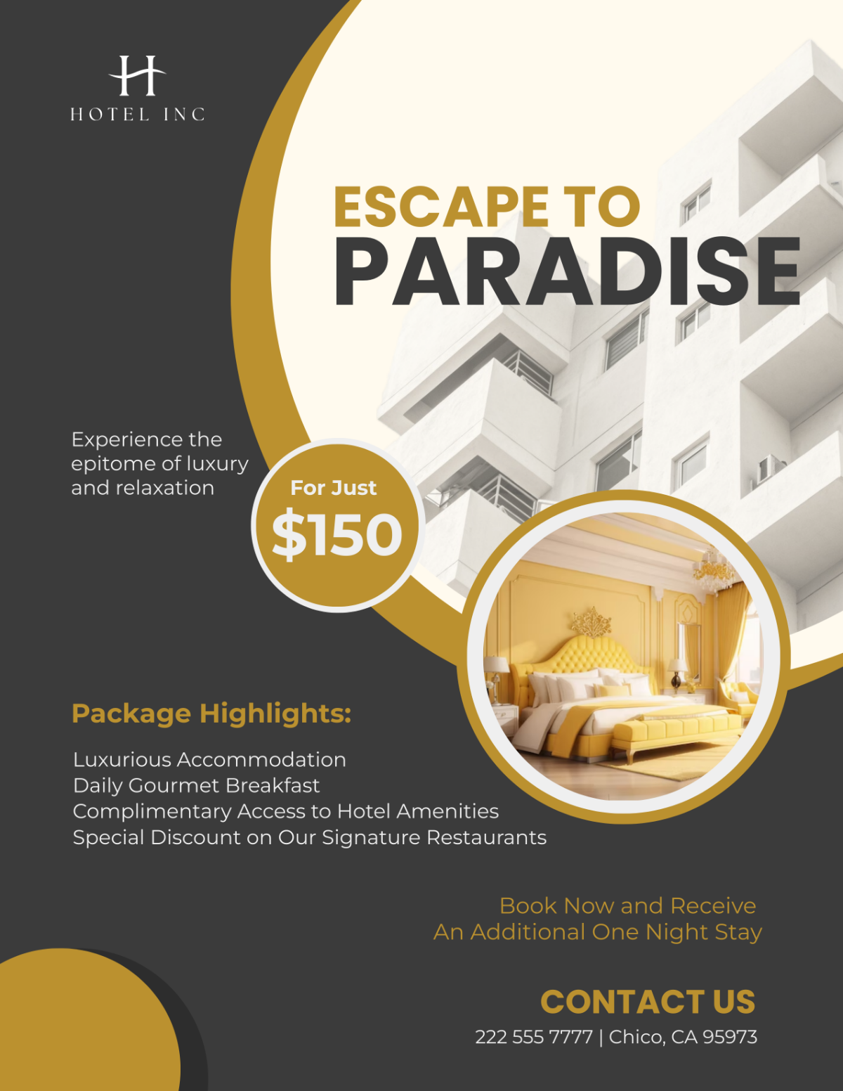 Hotel Vacation Package Flyer