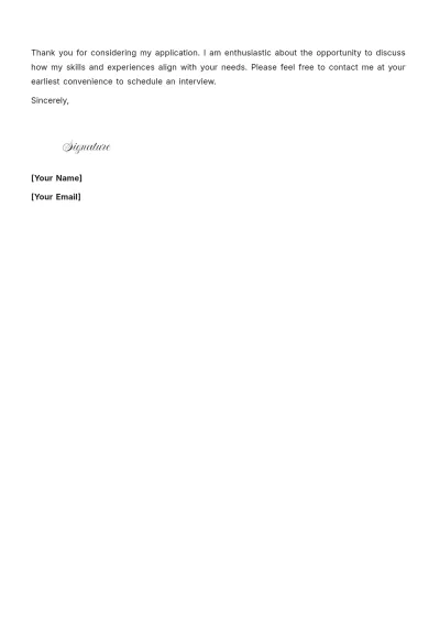 Free IT Systems Administrator Cover Letter to Edit Online