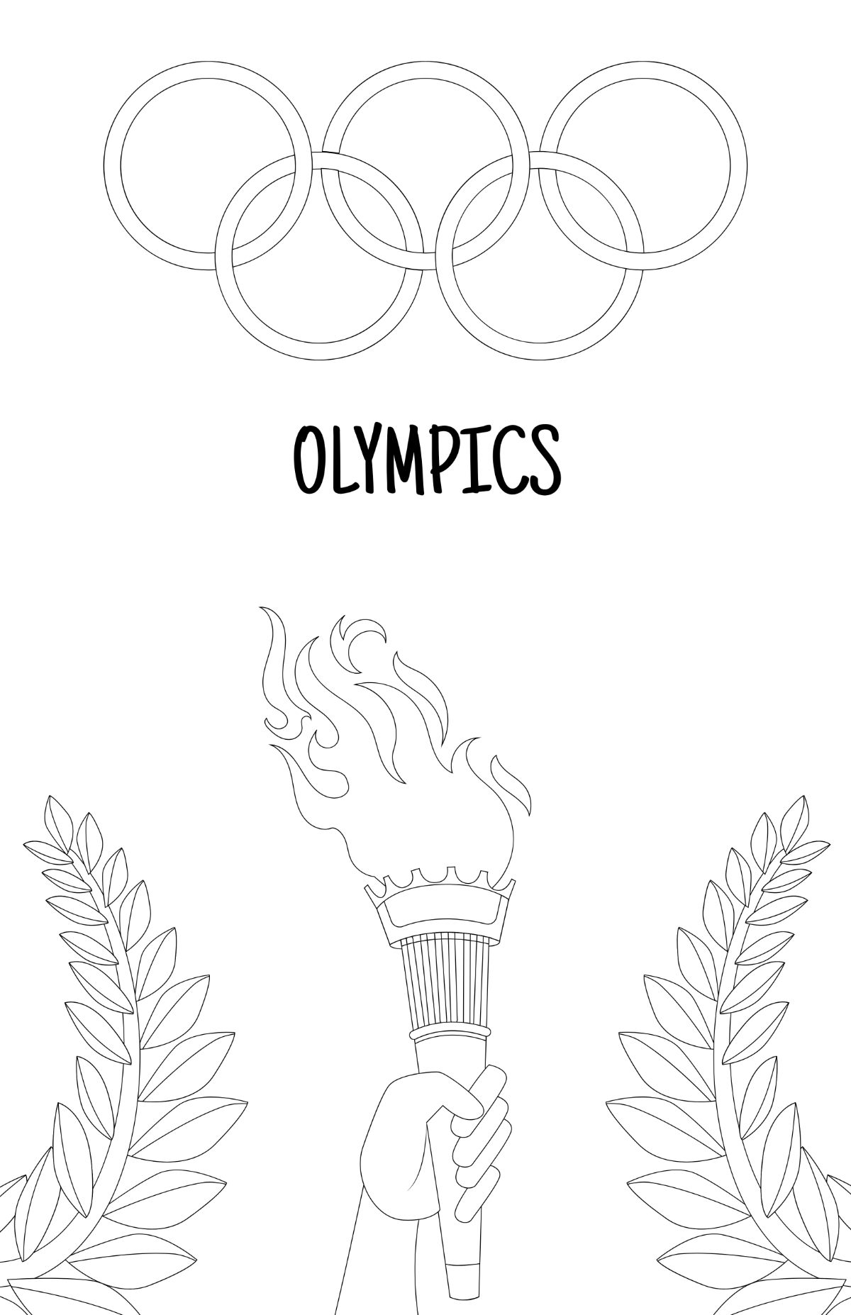 Olympics Poster Drawing