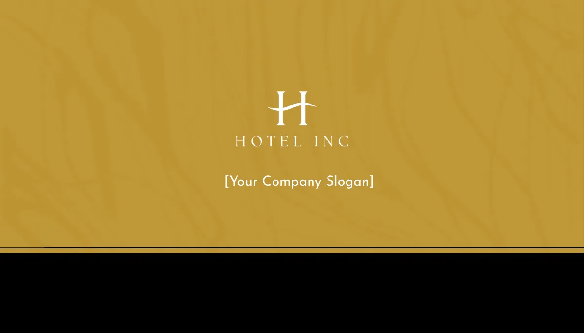 Free Hotel Manager Business Card Template to Edit Online