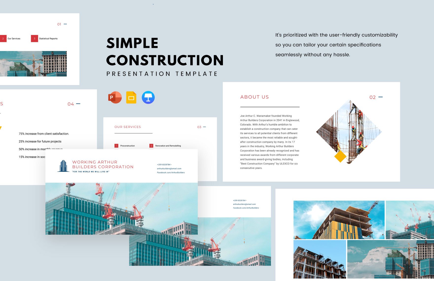 Free Simple Construction Template