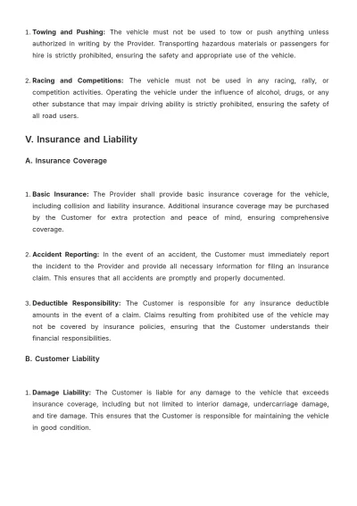 Free Car Rental Customer Service Agreement Template to Edit Online