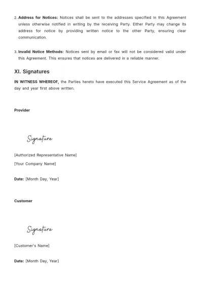 Free Car Rental Customer Service Agreement Template to Edit Online