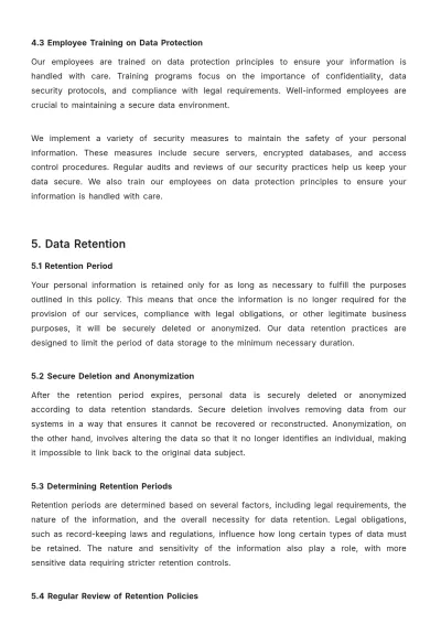 Free Car Rental Privacy Policy Template to Edit Online