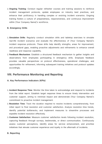 Free Car Rental Customer Incident Strategy Template to Edit Online