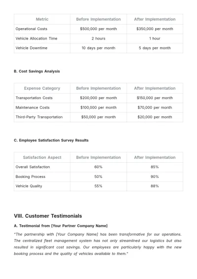 Free Car Rental Customer Case Study Template to Edit Online