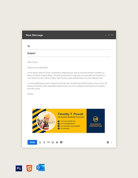 57 FREE Email Signature Templates in Microsoft Outlook Template net 57 FREE Email Signature Templates in Microsoft Outlook Template net