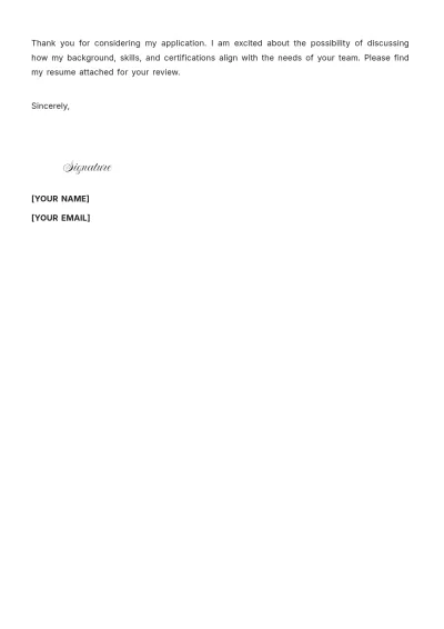 Free Finance Clerk Cover Letter to Edit Online