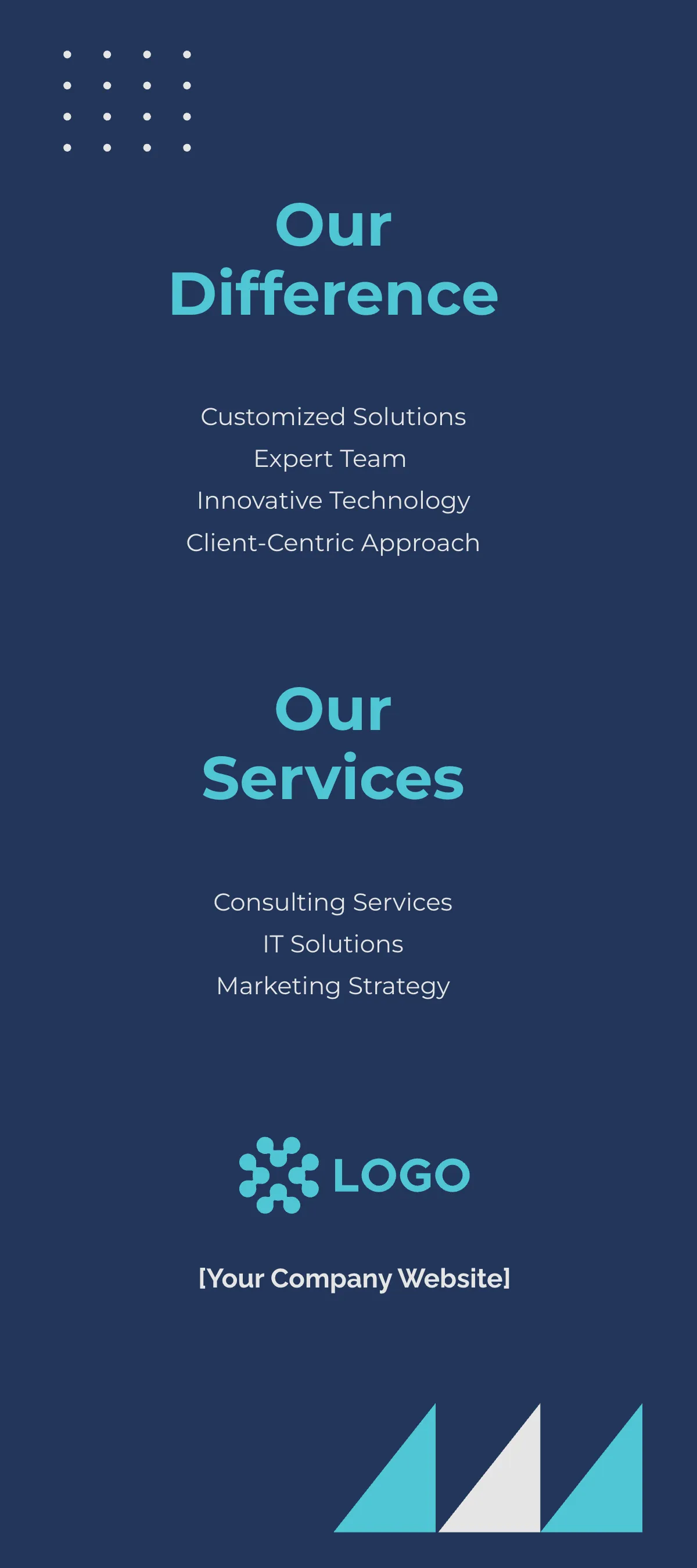 Free Professional Rack Card Template to Edit Online