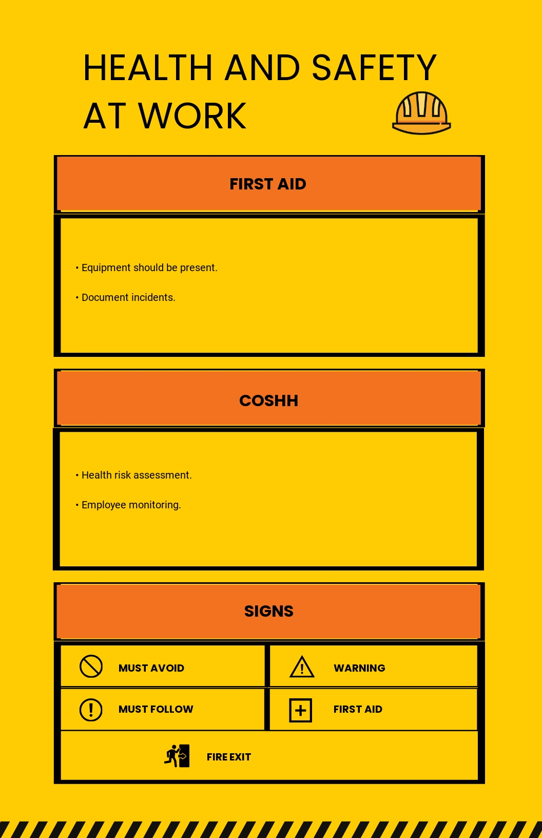 Safety Rules Poster Template In Illustrator InDesign Word Apple 