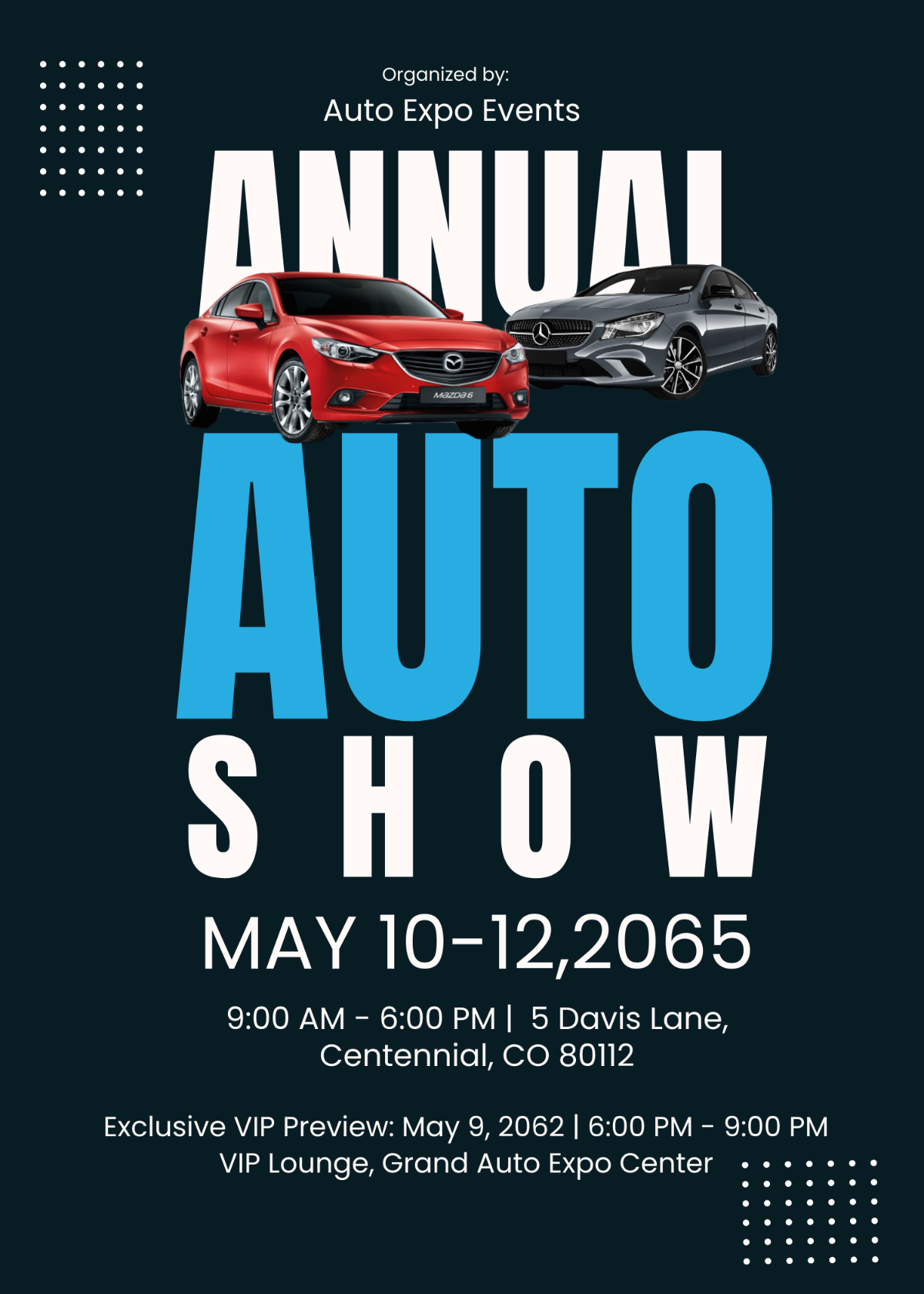 Car Exhibition Invitation