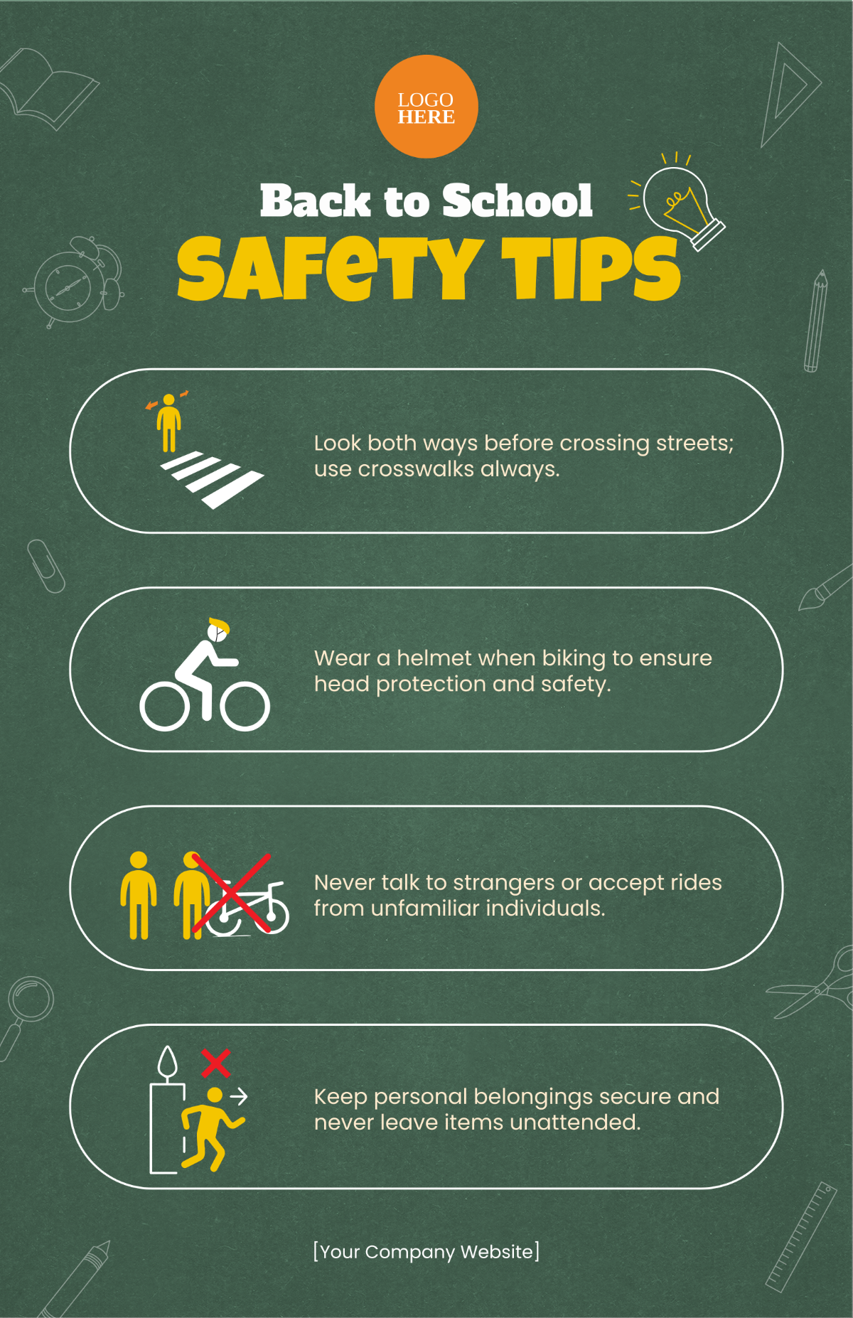 Back to School Safety Poster
