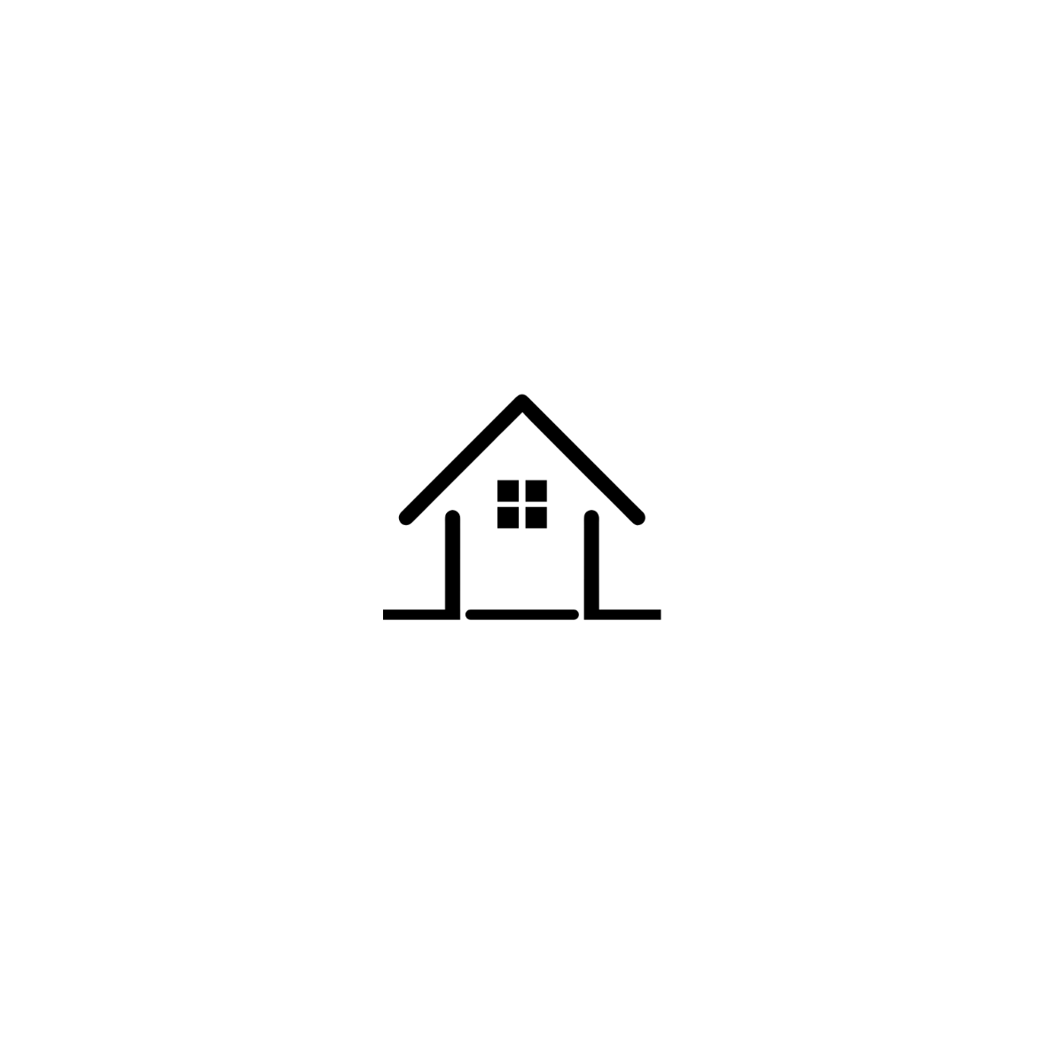 Monoline House Icon
