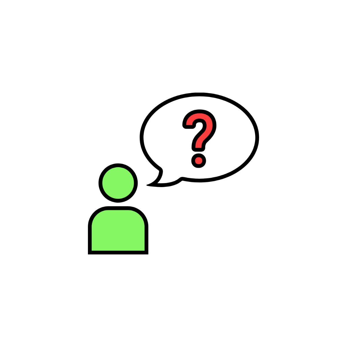 Asking a Question Icon