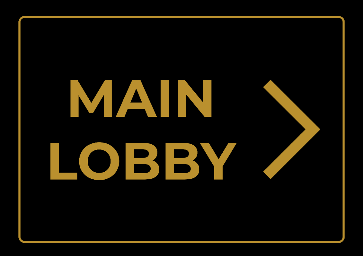 Hotel Lobby Signage Template - Edit Online & Download