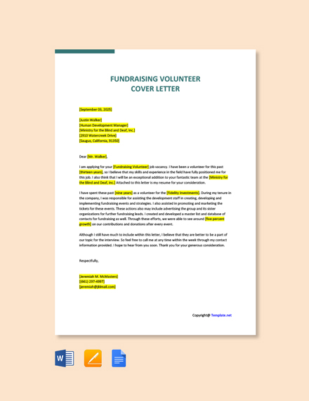 12+ Fundraising Letter Templates - Free Downloads | Template.net