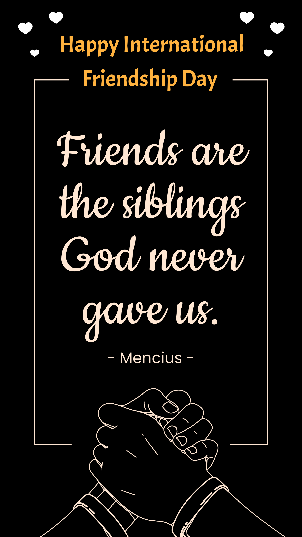Happy International Friendship Day Quotes
