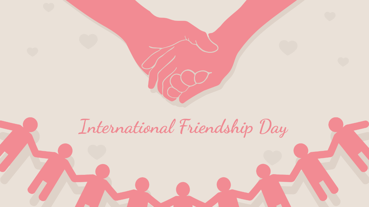 International Friendship Day Background