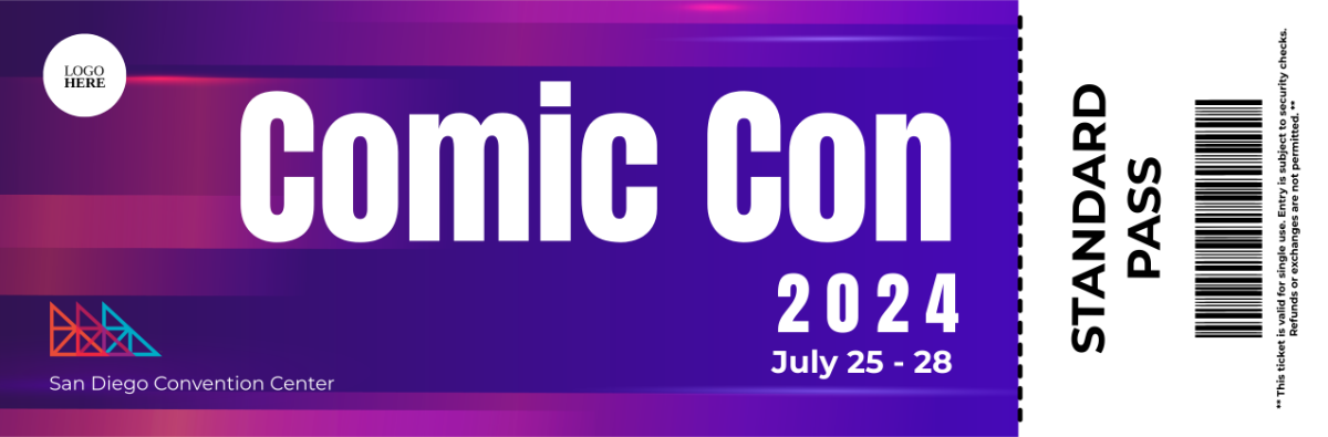 Comic Con Tickets