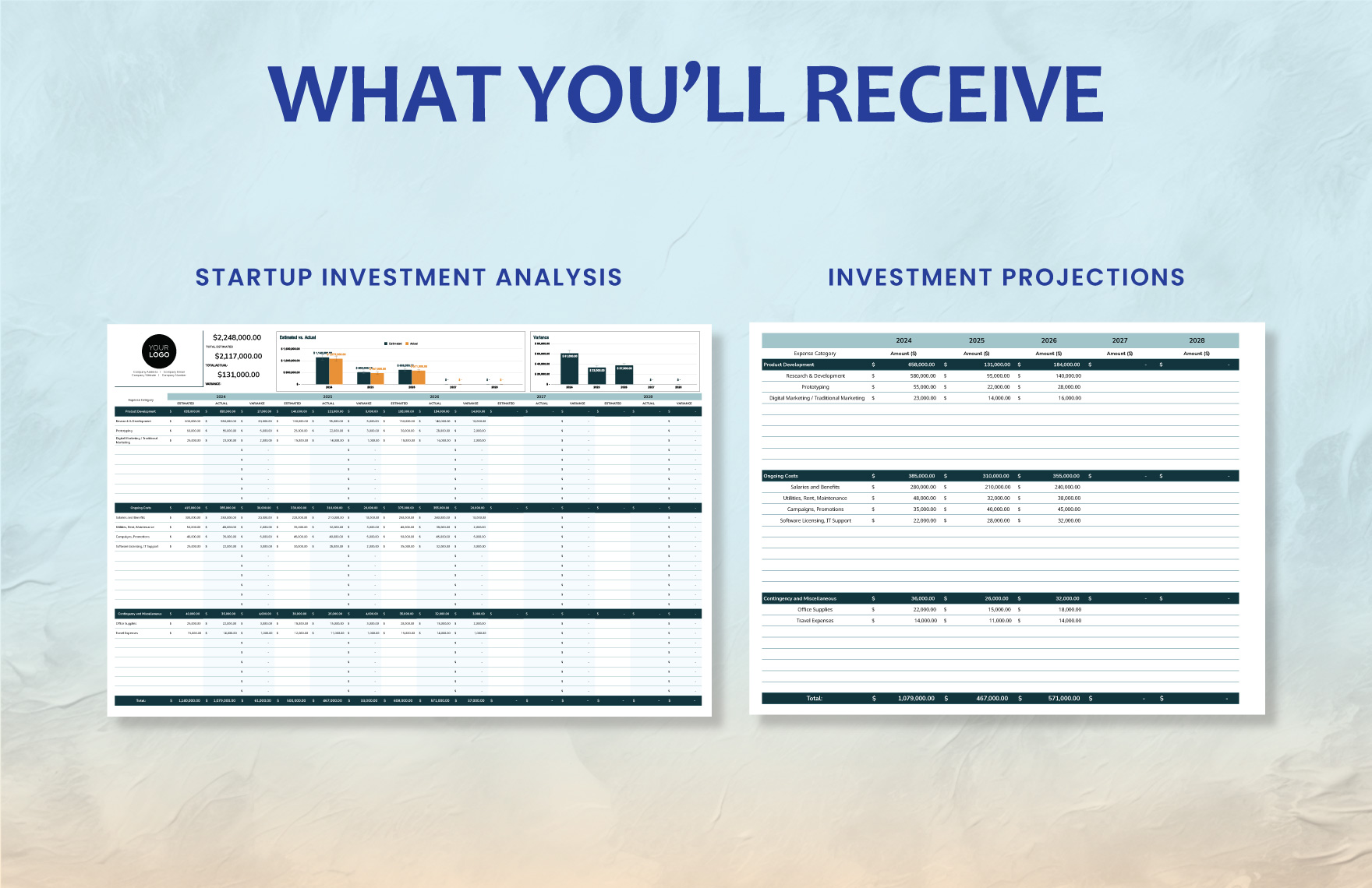 Startup Investment Analysis Template