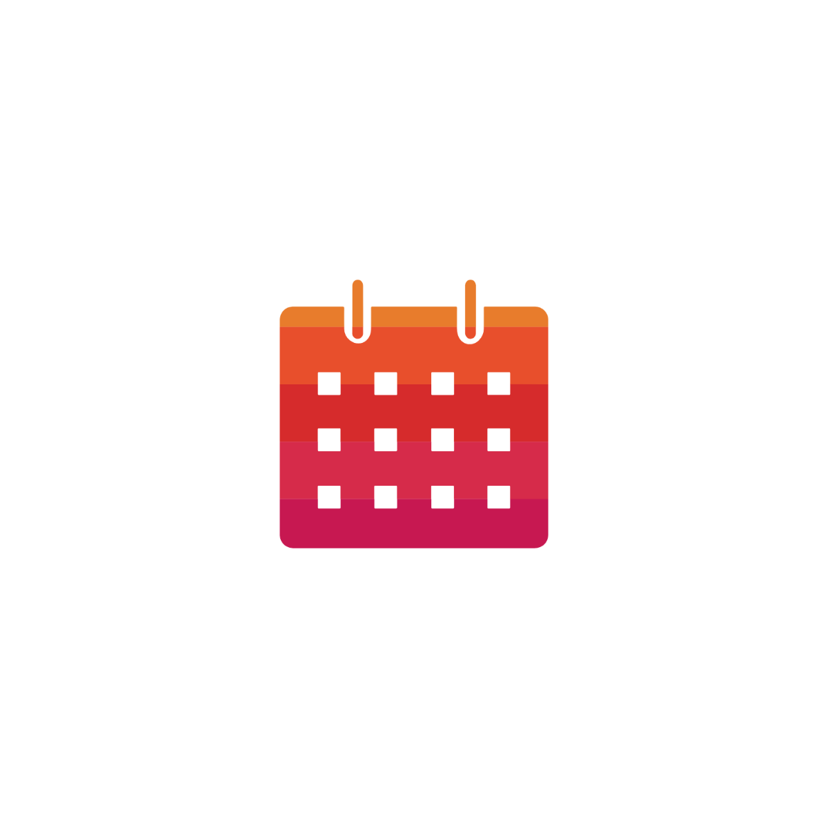 Calendar Gradient Icon