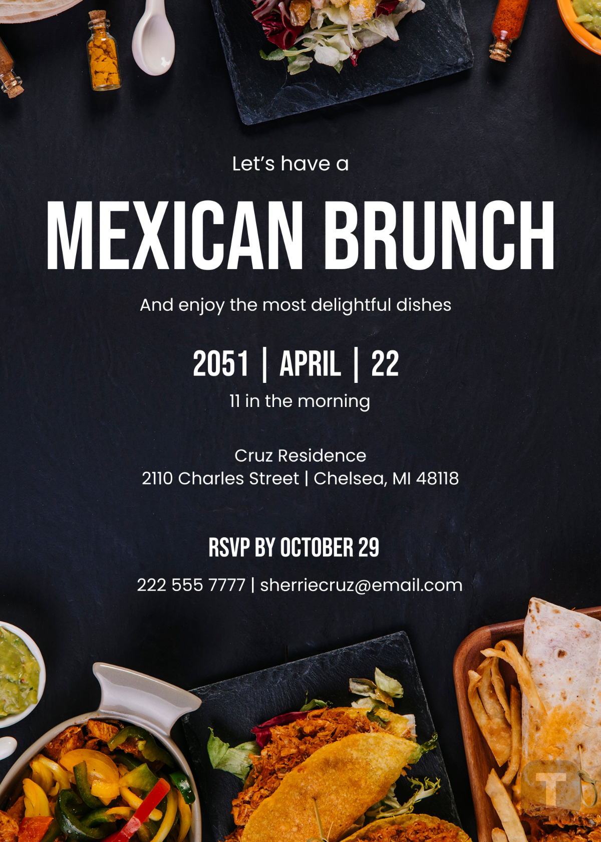 Mexican Brunch Invitation