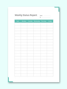 Employee Weekly Report Template in Microsoft Word, PDF | Template.net