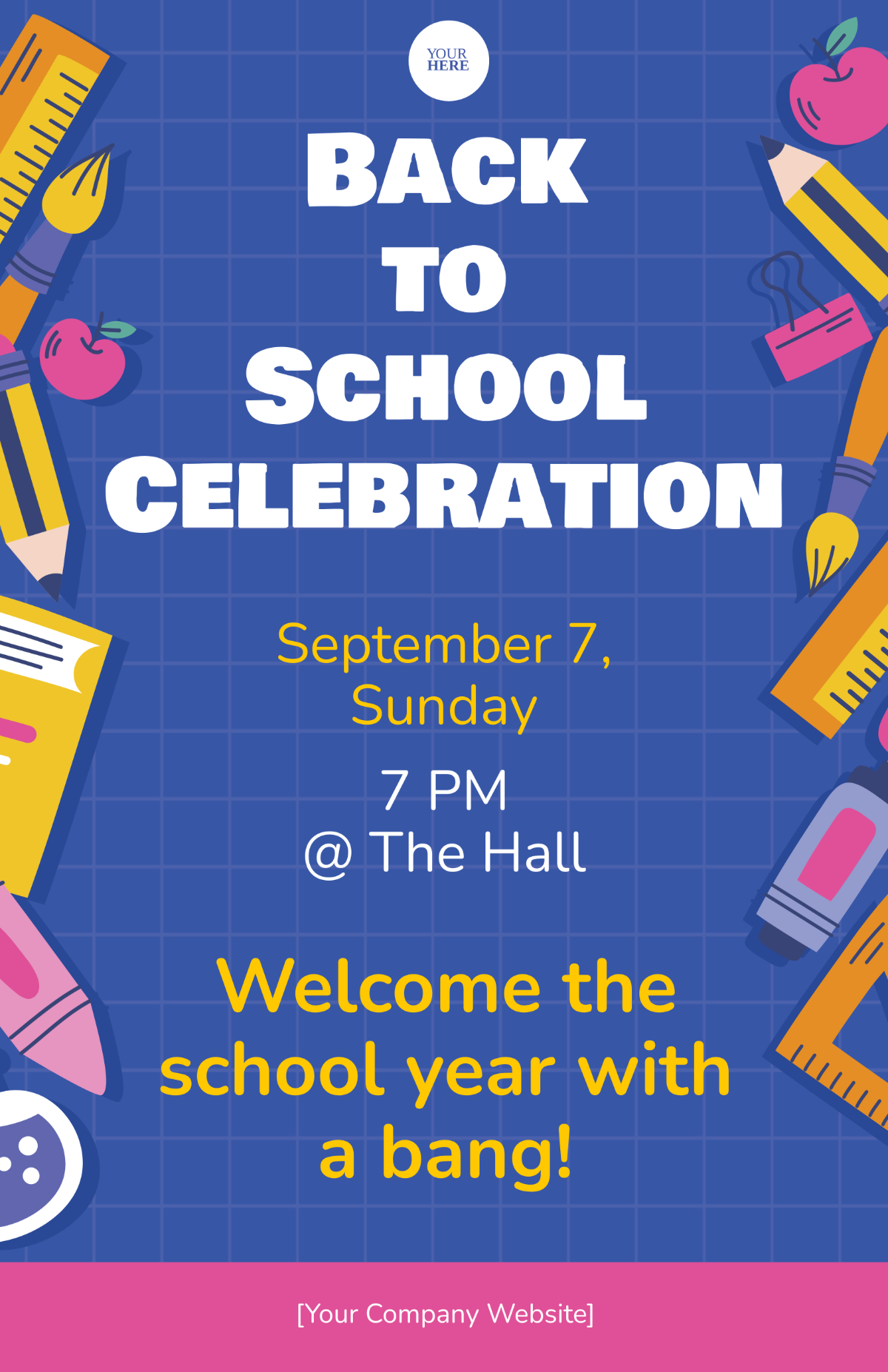 Back to School Event Poster
