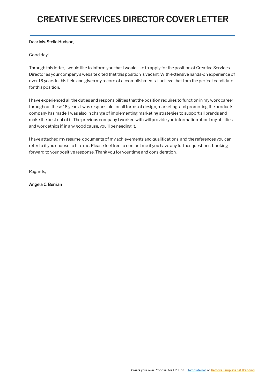 Free Creative Services Director Cover Letter Template.jpe