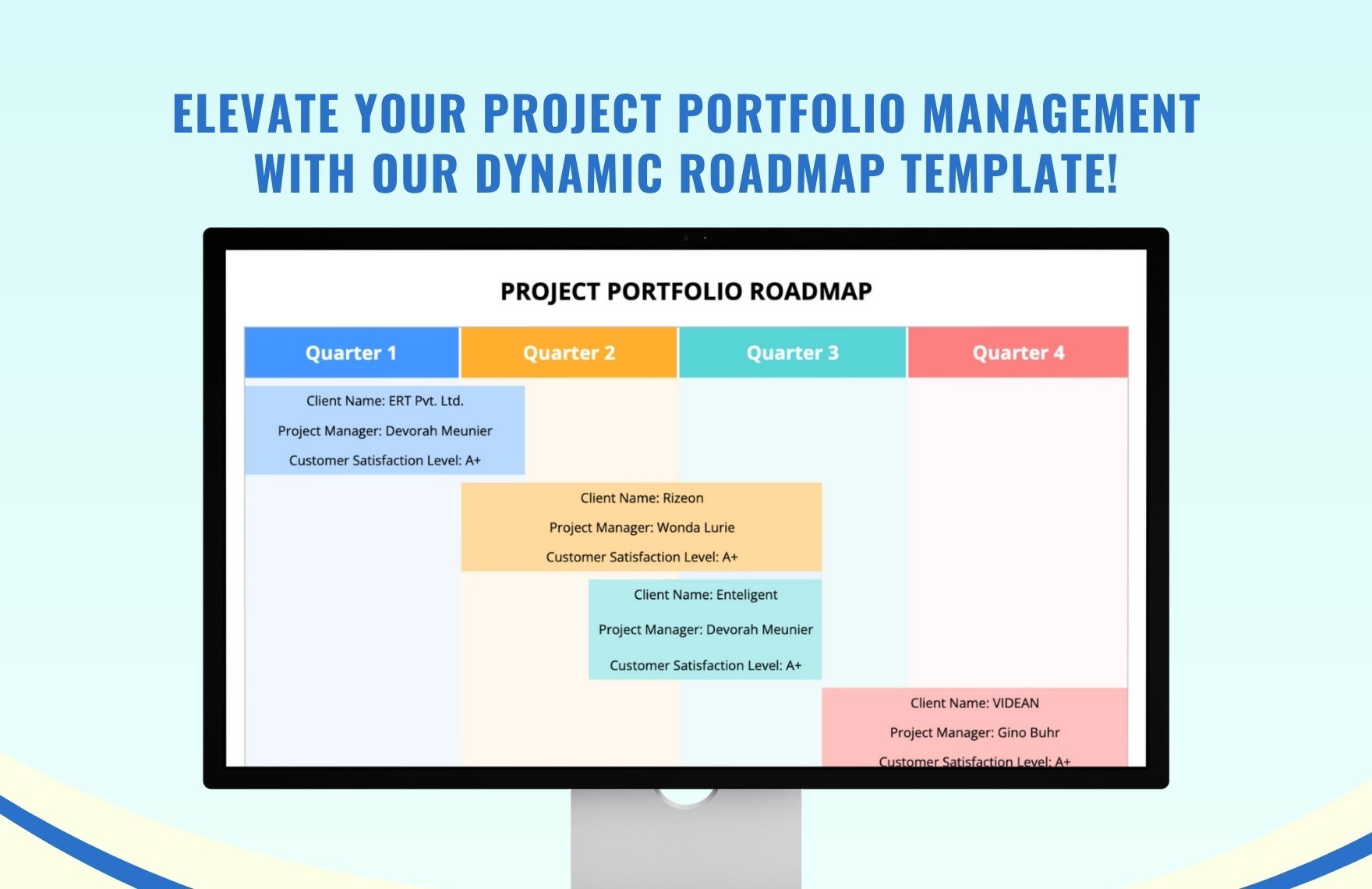Project Portfolio Roadmap Template