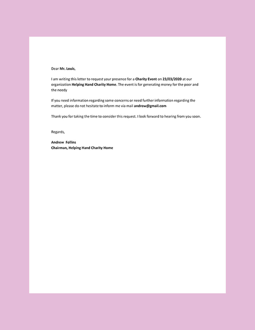 Request Letter Template - Google Docs, Word | Template.net