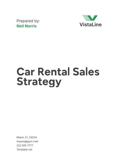 Free Car Rental Sales Strategy Template to Edit Online