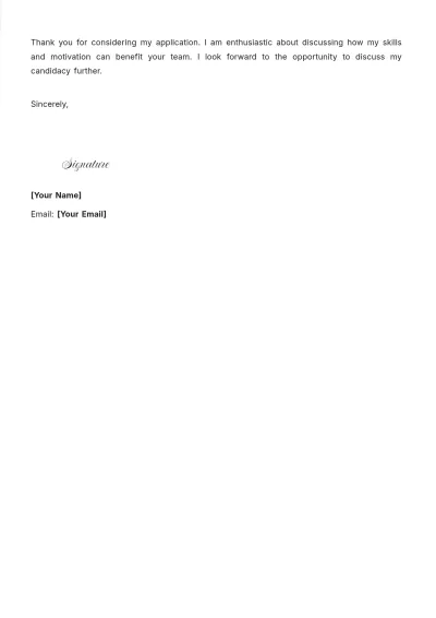 Free HR Assistant Cover Letter With No Experience to Edit Online