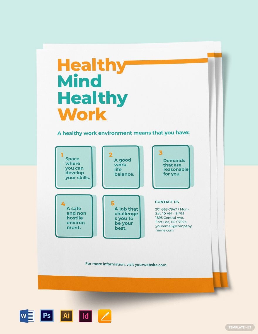Occupational Health Poster Template