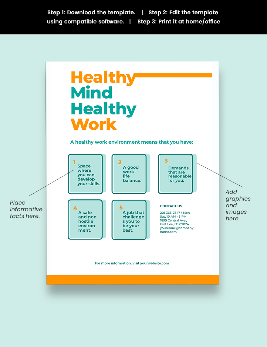 Occupational Health Poster Template