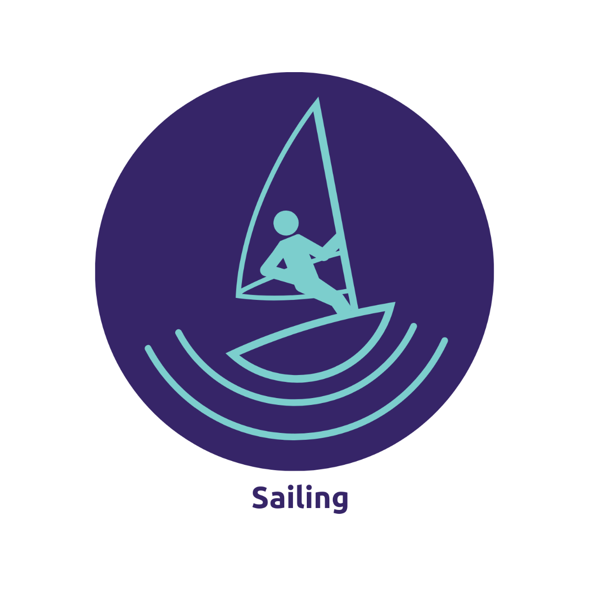 Olympic Sailing Icon