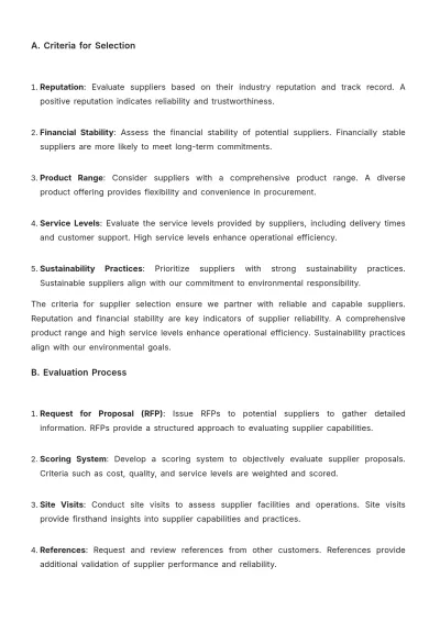 Free Car Rental Procurement Plan Template to Edit Online