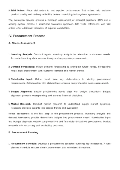 Free Car Rental Procurement Plan Template to Edit Online