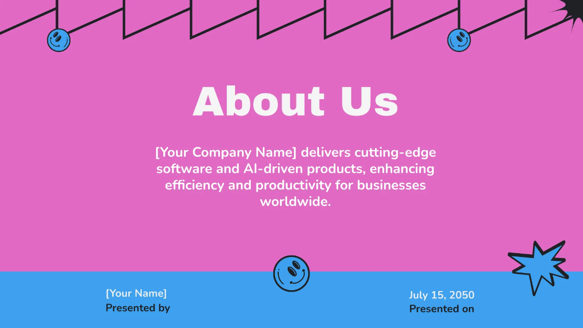 Free Y2K Presentation Template to Edit Online