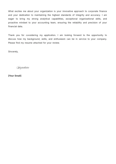 Free Accounting Administrator Cover Letter to Edit Online