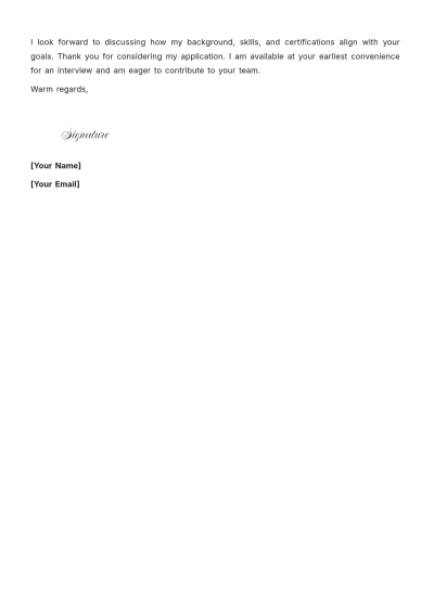 Free Bank Accountant Cover Letter to Edit Online