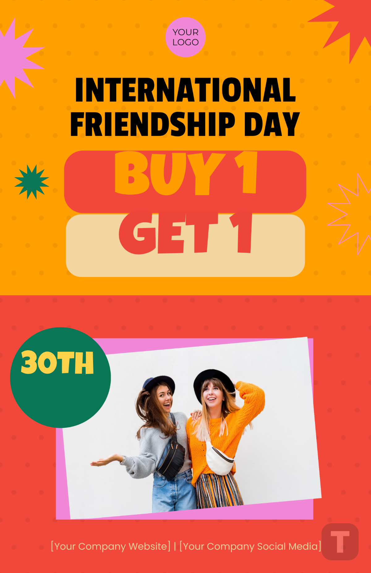 International Friendship Day Poster