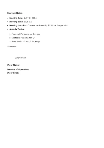 Free Meeting Agenda Fax Cover Letter to Edit Online