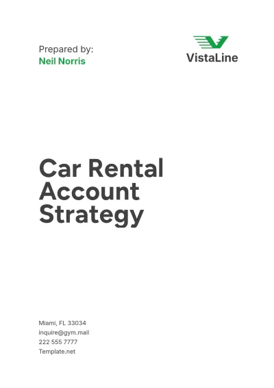 Free Car Rental Account Strategy Template to Edit Online