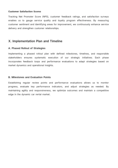 Free Car Rental Account Strategy Template to Edit Online