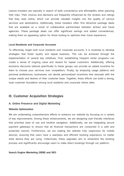 Free Car Rental Account Strategy Template to Edit Online