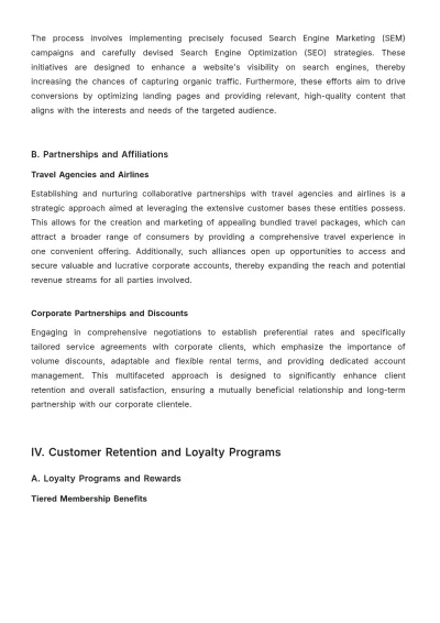 Free Car Rental Account Strategy Template to Edit Online