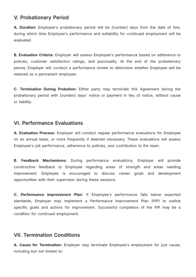 Free Car Rental Employment Agreement Template to Edit Online